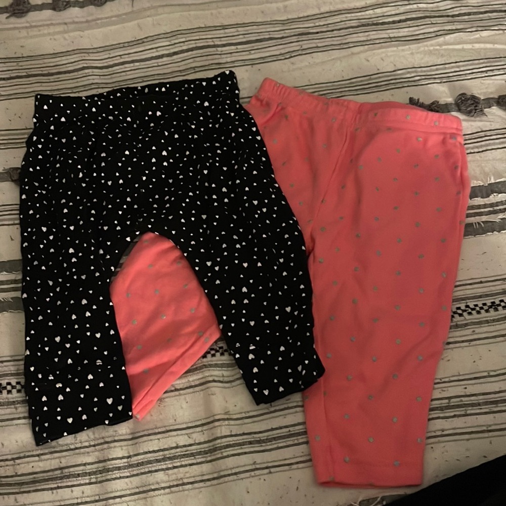 two pairs of baby pants